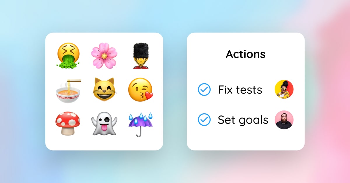 Tambahkan emoji ke retrospektif Anda