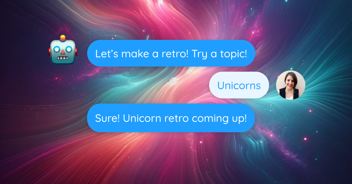 Mari membuat retro! Coba sebuah topik! Unicorn. Tentu! Retro unicorn segera hadir